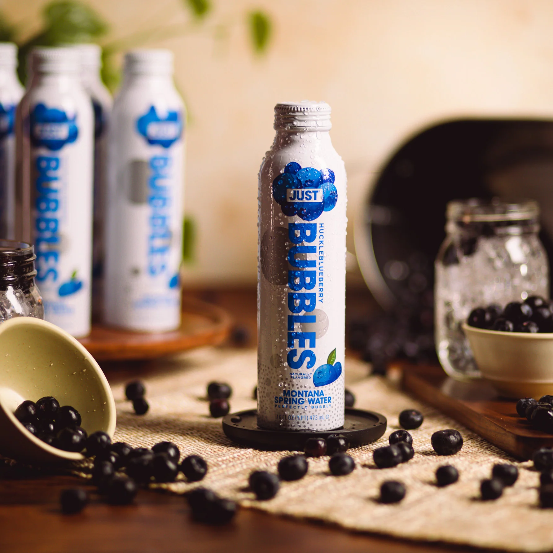 HuckleBlueberry Bubbles & Coconut Mint Bubbles Bundle-- 16 fl oz | 24 Pack - Image 5